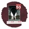 Dark Red Suede Mat Board for 24x36 Frames - Fits 20x30 Photos